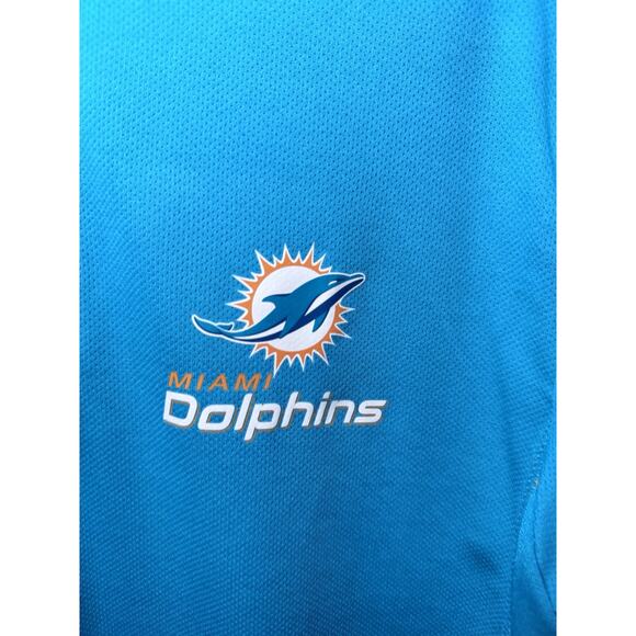 NFL Team Apparel Miami Dolphins Golf Shirt Men's Sz Medium Football - Picture 5 of 9